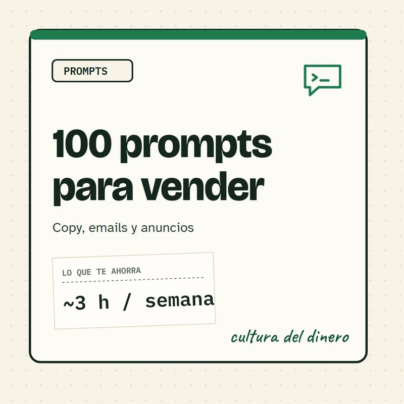 Tapa: 100 prompts para vender